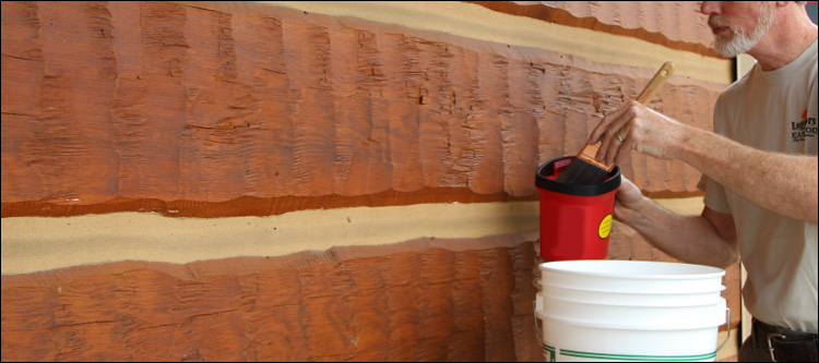 Professional Log Home Staining  Montreat,  North Carolina